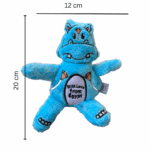 Mini Blue Hippo Plush - Image 2