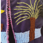 Navy Hand-Embroidered Jacket – “Sailing Dreams” - Image 2