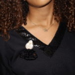 6 cm_PAF Doll Brooch – Black Velvet Fabric  Edition - Image 2