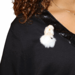 6 cm_PAF Doll Brooch – White Fur Charm Edition - Image 4