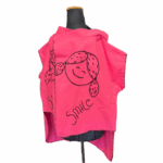 Bright Pink Hand-Embroidered Jacket – “Smile” - Image 2