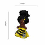 10 cm_PAF Doll Brooch – Afro Edition - Image 4