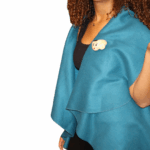 5 cm_PAF Doll Brooch – Blonde Side Bun - Image 3