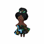10 cm_PAF Doll Brooch – Afro Edition