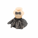 9 cm_PAF Doll Brooch – Silver Disco Dress