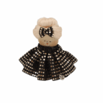 9 cm_PAF Doll Brooch – Gold Disco Dress