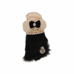 9 cm_PAF Doll Brooch – Glamorous Black Elegance