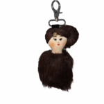 PAF Doll Bag Charm – Brown Fur _One Piece
